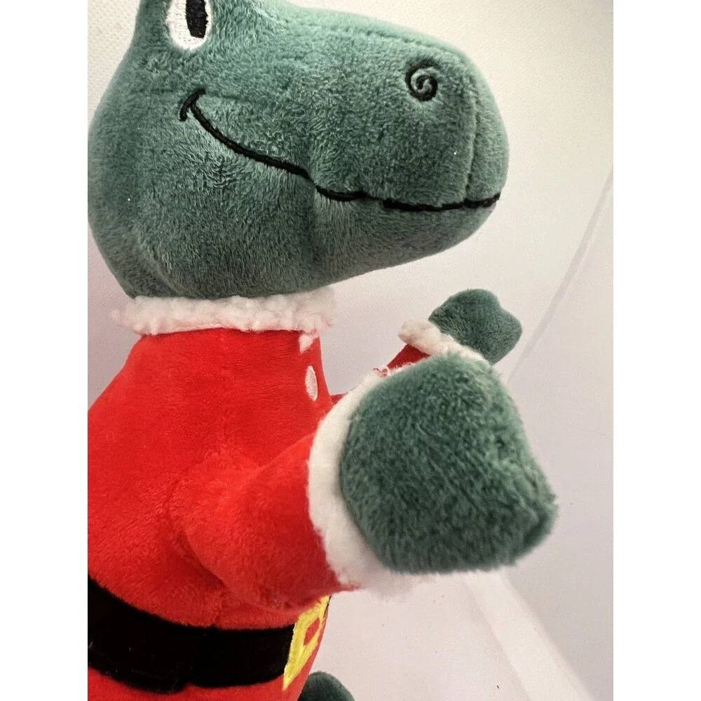 Fringe Studio Dog Toy Christmas Dinosaur T-Rex Plush